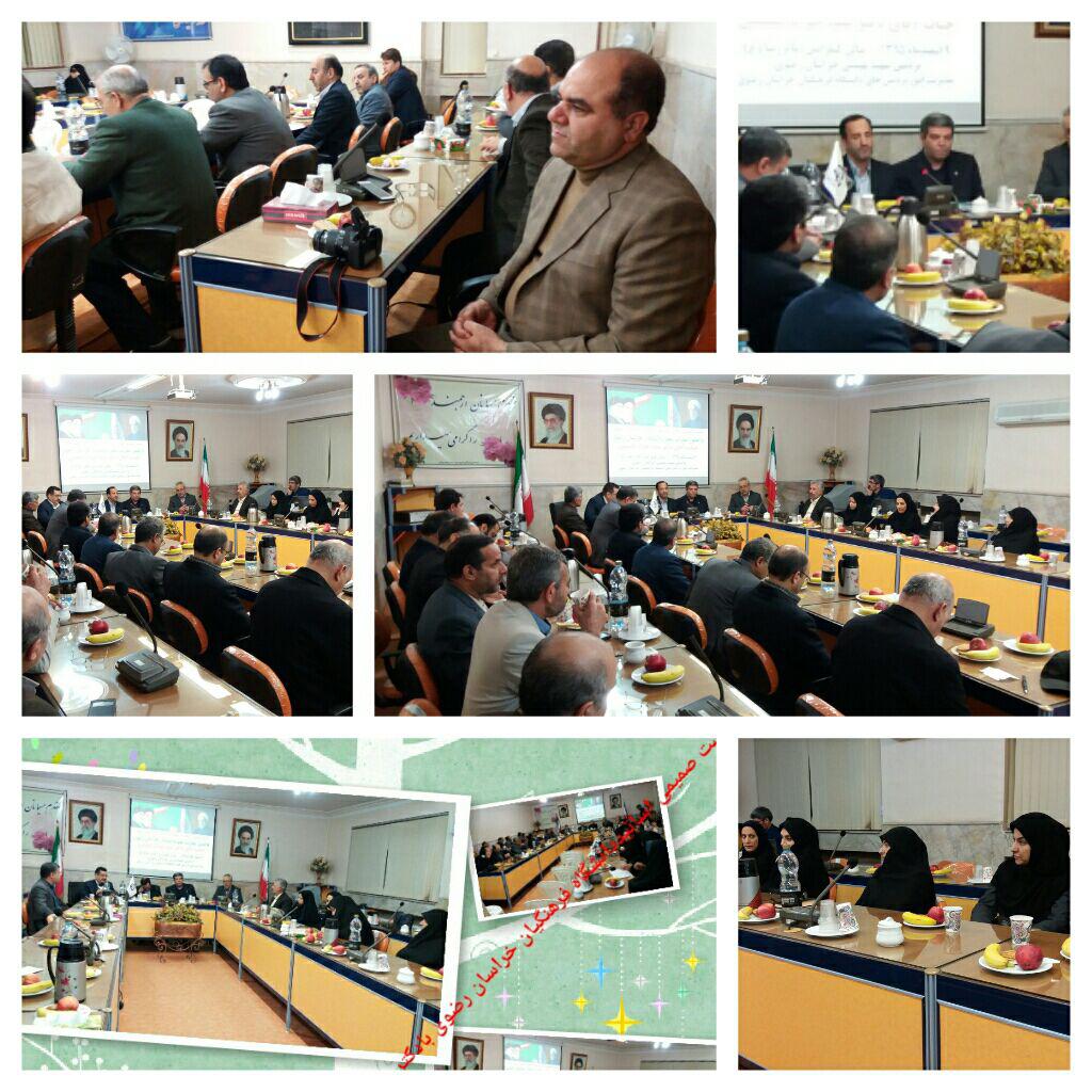 نشست معاون سیاسی استانداردکترحسینیبااساتیددانشگاه فرهنگیان 951209